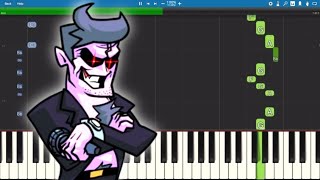 Friday Night Funkin  Dad Battle  Piano Tutorial [upl. by Attenweiler]