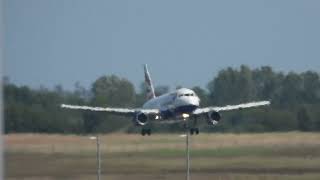 airplanes landing in Billund airport slowmotion videoes [upl. by Helfant]