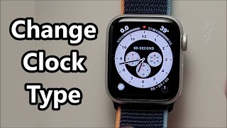 Apple Watch How to Change Clock Face [upl. by Brunelle167]