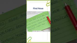 How to find nouns in the sentences English Grammar for beginners [upl. by Dorcus]