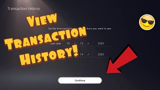 How To View Transaction History On PS5 [upl. by Breger]