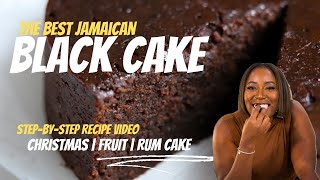 How to Make a Trini Black Cake EASY STEP BY STEP INSTRUCTIONS [upl. by Nerraw]