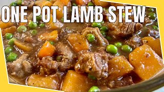 One Pot Lamb Stew  how to make easy Lamb stew  Stovetop Lamb Stew [upl. by Frohne]