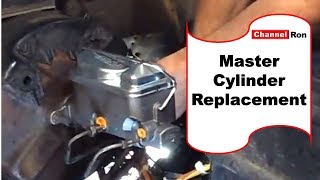 Master Cylinder Replacement on 1986 Ford F150 [upl. by Noissap]