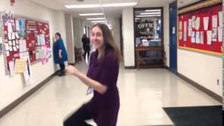 Meriden Casimir Pulaski School staff quotHappyquot Dancing [upl. by Lleihsad]