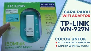 Cara Setting TP Link TLWN727N USB WIFI Adapter  Unboxing Review Indonesia [upl. by Aisad889]