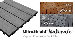 UltraShield Decking Tiles  UK Version [upl. by Litman]