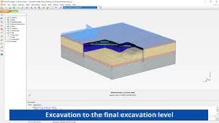 Plaxis 3D model of a corner of large excavation [upl. by Llenrahs868]