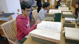 Stanford students learn about humanities research through handson discovery [upl. by Anniken332]