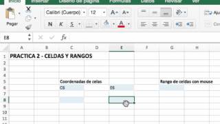 Celdas y rangos en Excel [upl. by Ert]