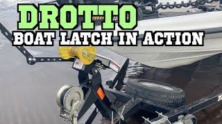 Drotto Boat Latch in Use [upl. by Hepsoj413]