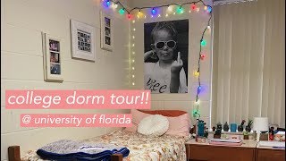 COLLEGE DORM TOUR  University of Florida  Hume Hall [upl. by Adyeren612]