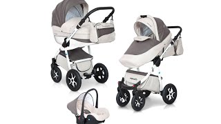 Kinderwagen Test Expander MONDO ecco  3in1 Kinderwagen aus Leder [upl. by Ko]