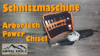 Arbortech Power Chisel  elektrische Schnitzmaschine im Test [upl. by Scheers]