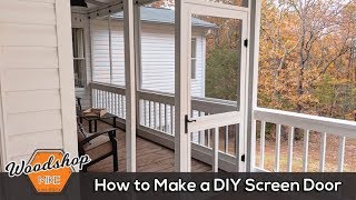 How to Make a DIY Screen Door [upl. by Broderic]