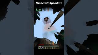 Best MINECRAFT SPEEDRUN 😂  minecraft gaming shorts [upl. by Amorette]