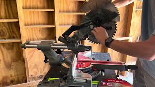 How To Change Makita Miter Saw Blade  Sliding 10quot [upl. by Jaworski]