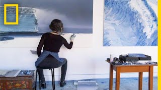 See How NASA Helped An Artist Create Stunning Drawings of Glaciers  Short Film Showcase [upl. by Glarum]