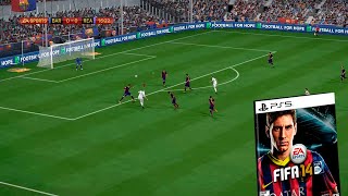 FIFA 14 no PS5 é ULTRAREALISTA [upl. by Chadabe]