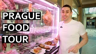 Prague Food Tour Traditional Czech Food in Prague Czechia [upl. by Lekcim13]