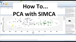 PCA Tutorial using SIMCA [upl. by Florrie]