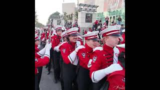 NC State Marching Band  Trumpets amp Saxes having fun before Football Game 10122024 [upl. by Nairadal]