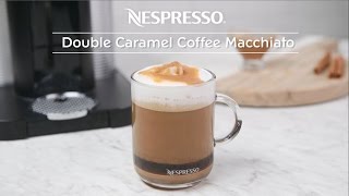 Double Caramel Coffee Macchiato Recipe [upl. by Sufur]