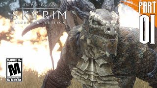 【SKYRIM 200 MODS】Argonian Gameplay Walkthrough Part 1 PC  HD [upl. by Marquet]