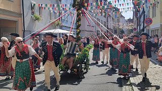 Historischer Festumzug in Weikersheim an der Kerwe 2024 [upl. by Stilu]