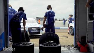 Mark Blundell at BTCC 2019 with a Ticker box [upl. by Leanatan]