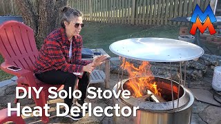 DIY Solo Stove Heat Deflector amp Propane Torch to Light the Fire  Morgan Madness [upl. by Aliakam556]