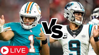 Miami Dolphins Vs Carolina Panthers NFL Week 6 Live Play By Play [upl. by Ynwat788]