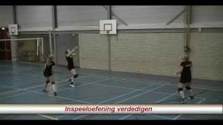 volleybaloefening inspeeloefening verdedigen [upl. by Weed]