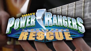 Power Rangers Lightspeed Rescue Theme on Guitar [upl. by Anhej940]