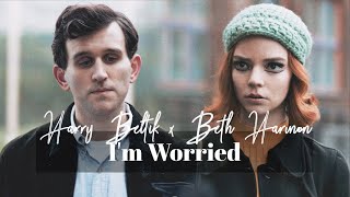 Harry Beltik x Beth Harmon  Im Worried • The Queens Gambit [upl. by Crary]