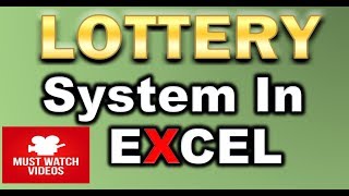 How to create Lottery System formula in Excel in Hindi  random function [upl. by Betti155]