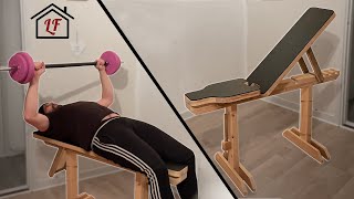 Create Your Own Adjustable Weight Bench  Perfect for Home Workouts [upl. by Astri]