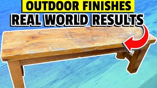 Outdoor Finishes  Real World Results [upl. by Kast]