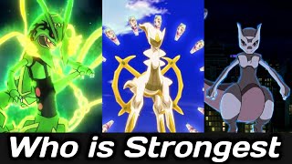 Arceus vs Rayquaza vs Mewtwo In hindi By Toon Clash [upl. by Myrle]