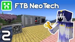 FTB NeoTech Part 2 Pressuring into LV [upl. by Desiri]