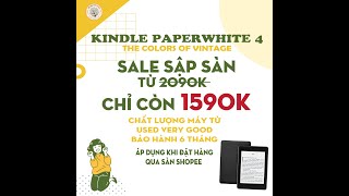 Kindle PPW4 Sale sập sàn trên Shopee [upl. by Sutton]