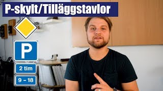 Parkeringskylt och tilläggstavlor [upl. by Eessac]