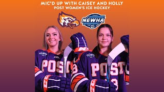 Womens Ice Hockey Micd Up Caisey Van Den Oetelaar and Holly Kubichek [upl. by Renaud]