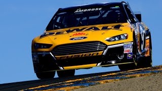 Onboard Lap of Sonoma Raceway with Marcos Ambrose NSCS 2014 [upl. by Bilski]