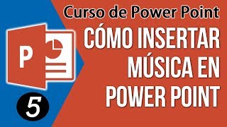 Como Insertar Musica en Power Point  Curso de PowerPoint 201020132016 [upl. by Rivalee656]