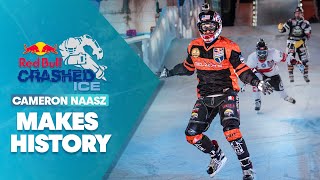 Cameron Naasz Makes History In Canada  Mens Final  Red Bull Crashed Ice 2017 [upl. by Ailec]