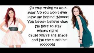 Ariana Grande amp Elizabeth Gillies  Give it up  Lyrics [upl. by Rhoades]