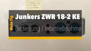 Bedienung Junkers ZWR 182 KE [upl. by Coy]