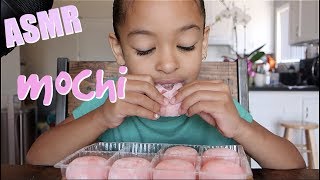 ASMR MOCHI soft loud chewy eating sounds [upl. by Ikkiv]