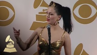 Imelda May backstage at the 52nd GRAMMYs  GRAMMYs [upl. by Johannessen]